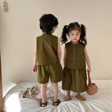 Load image into Gallery viewer, X85252TG-Summer brother and sister leisure cotton children's suit