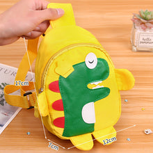 Load image into Gallery viewer, 82601AC- Korean cartoon little dinosaur crossbody canvas bag