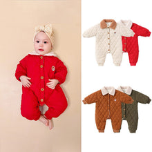 Load image into Gallery viewer, D23369LS-Fashionable newborn warm jumpsuit