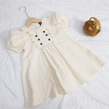 Load image into Gallery viewer, 25D450DS-Korean style sweet puff sleeve cute doll dress