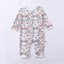 Load image into Gallery viewer, D23228LS-Autumn long-sleeved pure cotton button-down romper