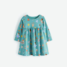 Load image into Gallery viewer, 8928DS-malwee European and American long-sleeved children's casual dress