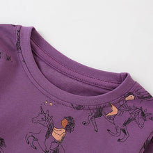 Load image into Gallery viewer, 8739TG-Autumn malwee European and American children's round neck riding long-sleeved top + trousers two-piece set