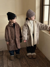 Load image into Gallery viewer, D83536SE-Children's imitation rabbit fur coat girls fur 2023 new autumn and winter boys' clothing mid-length baby coat