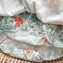 Load image into Gallery viewer, H10085DS-Summer green floral flying sleeves dress (pre-sale 7-10 days delivery)