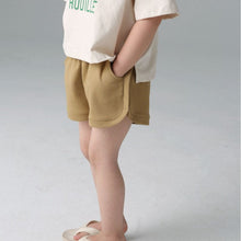 Load image into Gallery viewer, BB2428PCW-Summer children's knitted versatile drawstring arc parent-child shorts