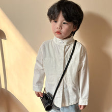 Load image into Gallery viewer, C85253SE-Spring and Autumn Pure Cotton White Japanese Long Sleeve Shirt
