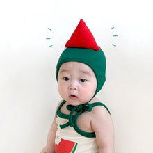 Load image into Gallery viewer, 081501LS-Korean summer watermelon print style bodysuit + hat