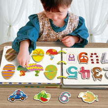 Load image into Gallery viewer, KT-2003AC-Baby Velcro Hand-tear Sticky Card Enlightenment Toy