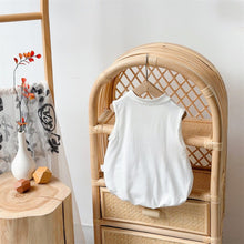 Load image into Gallery viewer, 2402306LS-Summer Chinese style buttoned panda triangle bodysuit