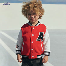 Load image into Gallery viewer, HC1097SE-Little maven winter plus velvet warm baseball jacket