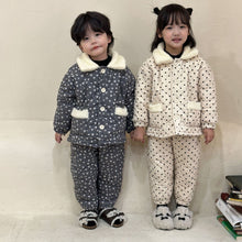 Load image into Gallery viewer, D82265JG-Winter three-layer cotton warm home set