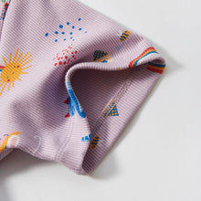 Load image into Gallery viewer, S1869DS-Summer short-sleeved girls ribbed dress