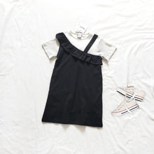 Load image into Gallery viewer, 23005PCW-Japanese style fake two-piece suspender dress parent-child outfit