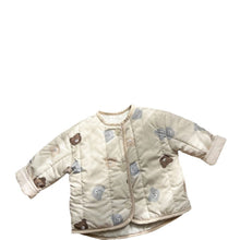 Load image into Gallery viewer, Y7237LS-Mini bear quilted cardigan jumpsuit