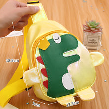 Load image into Gallery viewer, 82601AC- Korean cartoon little dinosaur crossbody canvas bag