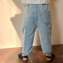 Load image into Gallery viewer, C83678PA-Fashionable casual boys and girls soft denim straight trousers