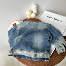Load image into Gallery viewer, TC2019SE-Autumn Korean style patchwork retro denim jacket
