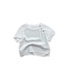 Load image into Gallery viewer, 23101SE-Summer Korean cotton and linen short-sleeved top