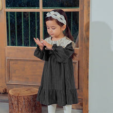 Load image into Gallery viewer, Y6307DS-Spring Girls Lace Large Lapel Princess Dress