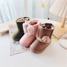 Load image into Gallery viewer, 122702AC-Winter PREEN same style three-dimensional ears children's thick warm snow boots