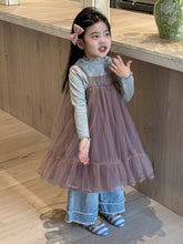 Load image into Gallery viewer, 85007DS-Spring and summer Korean version of girls suspenders puffy dress