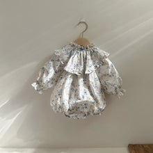 Load image into Gallery viewer, Y9376LS-Autumn rural style stand collar ruffled skirt