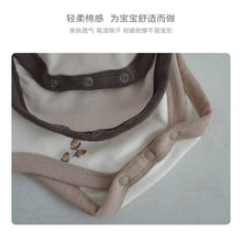 Load image into Gallery viewer, D23307TG-Autumn and winter cotton baby bodysuit two-piece set