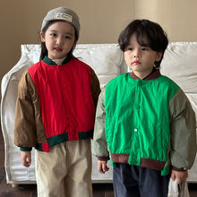 Load image into Gallery viewer, D83263SE-Autumn and winter thick short version contrast color stitching jacket