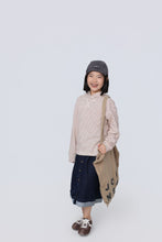 Load image into Gallery viewer, BB2624PCW-秋日條紋連帽長袖上衣