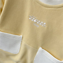 Load image into Gallery viewer, M2403717LS-秋季韓版可愛拼色雙帶口袋連身爬服