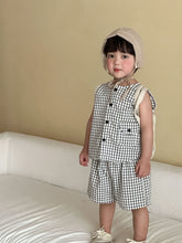 Load image into Gallery viewer, XZ260912TG-夏季格紋兄妹套裝