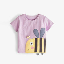 Load image into Gallery viewer, 8119SE-malwee European and American round neck children's casual short-sleeved top