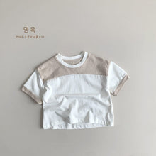 Load image into Gallery viewer, 88056SE-Summer Korean style color matching cotton short-sleeved top