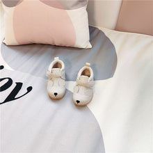 Load image into Gallery viewer, 122703AC-Xiongxiong full help Velcro soft sole toddler leather shoes
