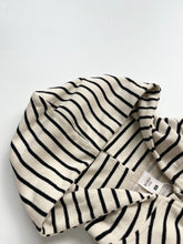 Load image into Gallery viewer, BB2444PCW-Autumn and winter Japanese style boys and girls hooded zipper neutral striped parent-child jacket