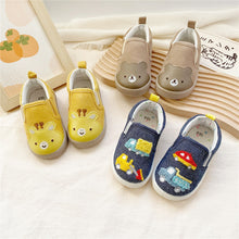 Load image into Gallery viewer, Q068AC- Spring and Autumn Cartoon 3D Children's Soft-soled Canvas Shoes