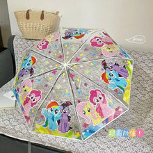 Load image into Gallery viewer, AA111211AC-Fully automatic cartoon umbrella for children with UV protection, cute umbrella for sunny and rainy days