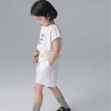 Load image into Gallery viewer, BB-2421TG-Japanese style raw edge printed sleeveless T-shirt shorts set