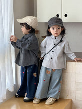 Load image into Gallery viewer, CC260843SE-春秋季純棉條紋長袖襯衫