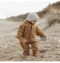 Load image into Gallery viewer, D25289LS-冬季包手包腳連帽連體衣