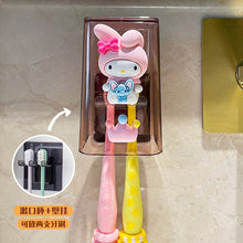 Load image into Gallery viewer, 51701AC-No-punch creative toothpaste squeezing tool cute toothbrush cup toothpaste washing set