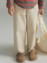 Load image into Gallery viewer, BB2239PCW-Autumn Japanese style cotton straight-leg raw-edge parent-child trousers