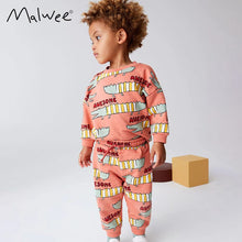 Load image into Gallery viewer, 9132TG-Autumn casual crocodile round neck long-sleeved top + trousers two-piece set