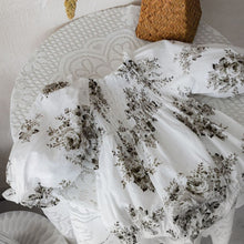 Load image into Gallery viewer, Y9383LS-Autumn Retro Large Flower Lantern Long Sleeve Bodysuit