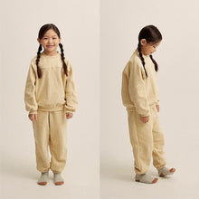 Load image into Gallery viewer, Y8402TG-Round neck loose fashion stitching cotton sweater suit
