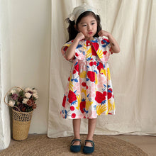 Load image into Gallery viewer, X21183DS-Summer cotton Korean style floral dress