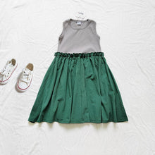 Load image into Gallery viewer, 22001PCW-Japanese style spring and summer long swing vest dress parent-child outfit