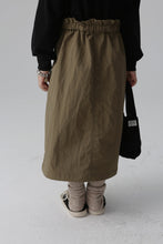 Load image into Gallery viewer, BB2465PCW-Autumn and winter Japanese style splicing drawstring waist parent-child dress