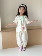 Load image into Gallery viewer, XZ250310JG-Summer thin cotton gauze home upper and lower set